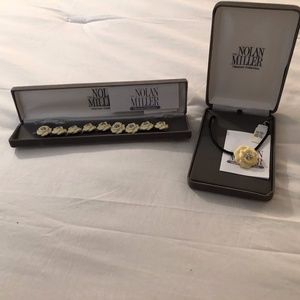 Vintage Nolan Miller pendant matching bracelet NWT